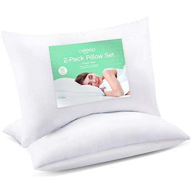 Free Shipping .. Standard Cozy Bed Medium Firm Hotel Quality Pillow Set of 2
